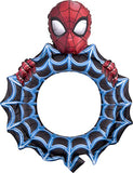 Spiderman Inflatable Selfie Frame Foil Balloon - Air Filled Only