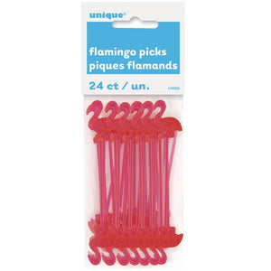 Flamingo Cocktail Picks (Pack of 24)