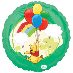 18" Winnie The Pooh Rainbow Foil Balloon