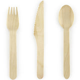 Wooden Cutlery - 18 Piece Set