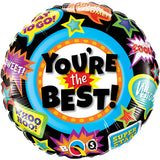 18" You're The Best Accolades Foil Balloon